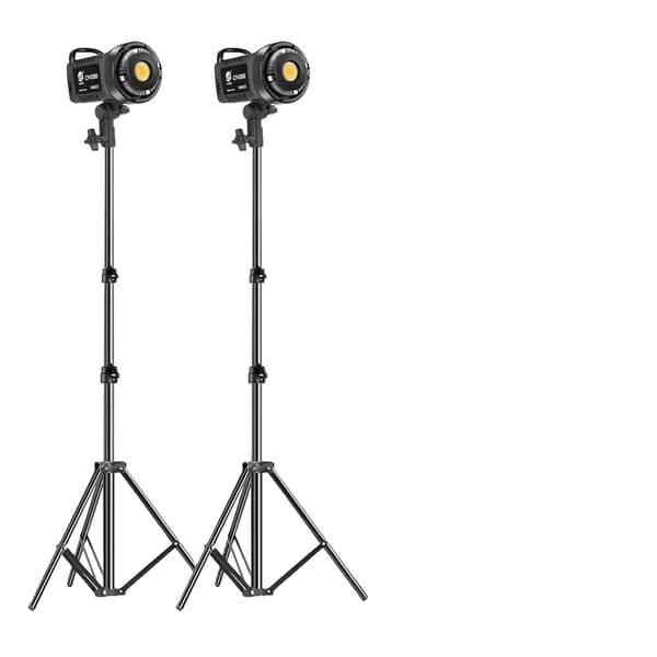 Valokuvausstudio Salama, kaksivärilämpötila, korkea kirkkaus 15000 LUX,2kpl 100W 2M Jalustat