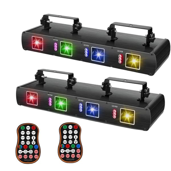 Scenebelysningssystem, DMX-kontrol, lydaktivering,ZQ03004, EU-stik