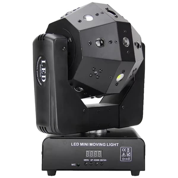 RGBW Laser Scene Lys Projektor, 120W Effekt, 540° Scanningsvinkel,EU-stik