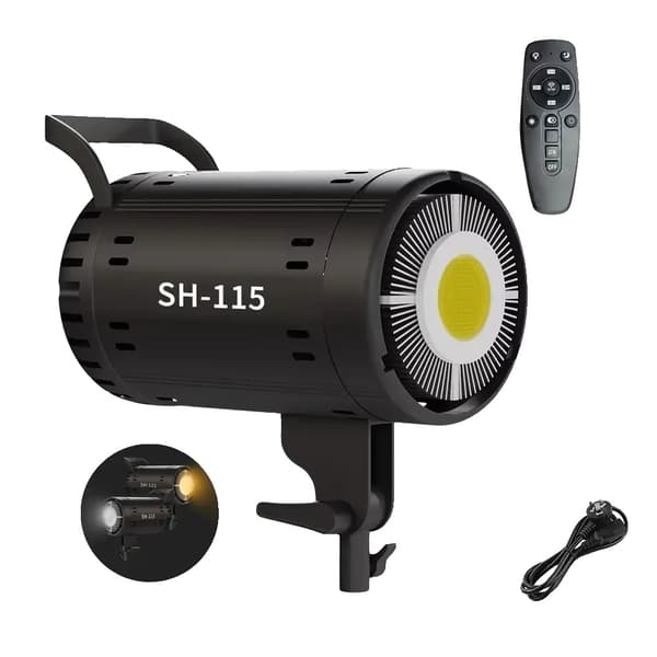 Fotografi LED Studio Lampa, Justerbar Färgtemperatur, Hög CRI för Äkta Färger,EN 115W för NY