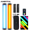 Miniatyrbild 2 av 2: RGB Videolampa, Hög CRI 95, Trådlös Bluetooth-kontroll,A2 Kit-2