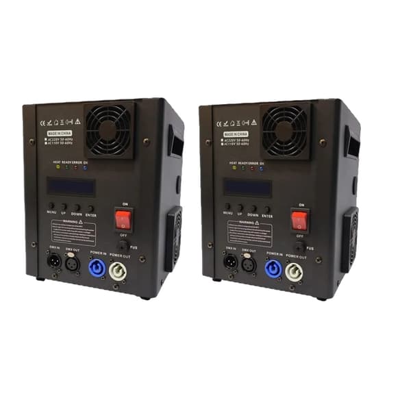 Kall Funksmaskin, 600W/700W Effekt, DMX512 Kontroll,2 Maskin, 600W