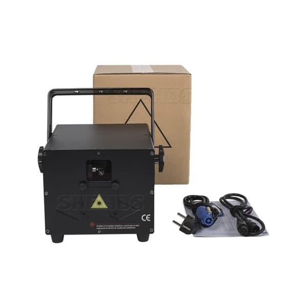 RGB Laser, DMX Kontrol, 20Kpps Scanning, Multi-Farve Effekter,3W, EU-stik