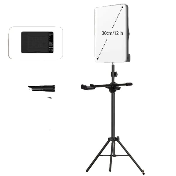 Foto Studio LED-lampa, tvåfärgad kapacitet, USB-laddning,stor 50W 12in 200ARM
