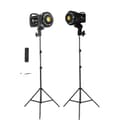Miniatyrbillede 1 af 2: Fotograferingslys Kit, Dæmpbar LED Lampe, Justerbart Stativ,2ps Tripod Kit