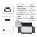 Miniatyrbillede 1 af 2: 50W LED Foto Studio Lys, Bi-farve 3200K-5600K, 200cm Stativ,50W U800