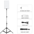 Miniatyrbillede 1 af 2: LED Video Belysning, Justerbar Farvetemperatur, Flere Stativhøjder,150cm stativ