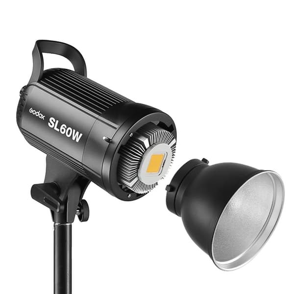 Godox LED Videolys, Dagslys 5600K, Fotografisk Strobelys,SL60W Kun
