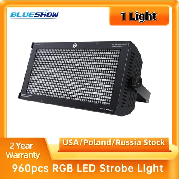 LED Strobe Lys, 960 stk. RGB LED, 250W Strøm,1 Lys