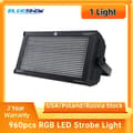 Miniatyrbillede 2 af 2: LED Strobe Lys, 960 stk. RGB LED, 250W Strøm,1 Lys