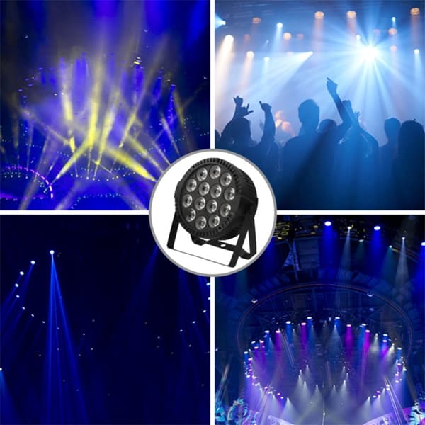 RGBW LED Scenebelysning, 60W Effekt, Flere Kontroltilstande,EU Stik