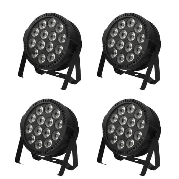 RGBW LED Scenebelysning, 60W Effekt, Flere Kontroltilstande,EU Stik