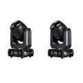 Miniatyrbillede 1 af 2: LED Moving Head Lys, 150W Strøm, Stråle og Spot Lys Effekter, 2 stk 150W Beam Spot, EU-stik