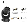Miniatyrbillede 2 af 2: LED Moving Head Lys, Zoom Funktion, RGBW Farveblanding, 4x40w, EU-stik