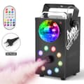 Miniatyrbillede 2 af 2: Røgmaskine med RGB-belysning, 700W effekt, trådløs fjernbetjening,EU stik
