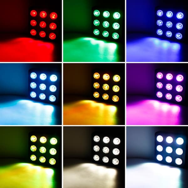 RGBW LED Par -valo, 30W, DMX512- ja ääniohjattu ohjaus,EU-pistoke