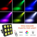 Pikkukuva 2 / 4: RGBW LED Par -valo, 30W, DMX512- ja ääniohjattu ohjaus,EU-pistoke