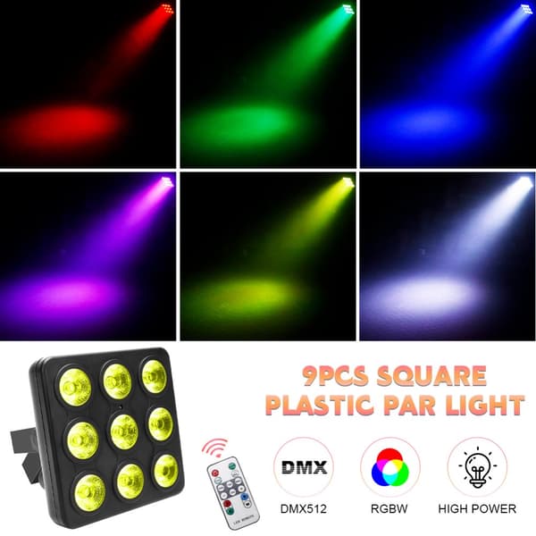 RGBW LED Par -valo, 30W, DMX512- ja ääniohjattu ohjaus,EU-pistoke