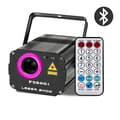 Miniatyrbillede 2 af 2: Scene Laserlysprojektor, 60W Effekt, 1400mW RGB Laser,F2800A SORT, EU-stik