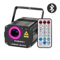 Miniatyrbillede 1 af 2: Scene Laserlysprojektor, 60W Effekt, 1400mW RGB Laser,F2800A SORT, EU-stik