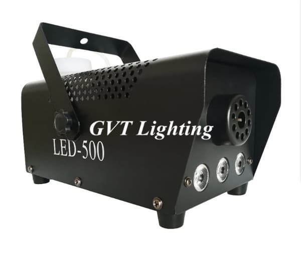 LED Tågemaskine, 500W Strøm, Fjernbetjening, Rød Grøn Blå Blandet