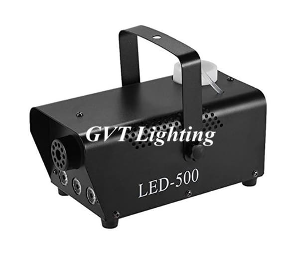 LED Tågemaskine, 500W Strøm, Fjernbetjening, Rød Grøn Blå Blandet