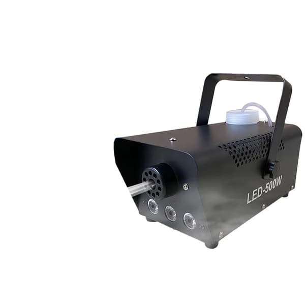 LED Tågemaskine, 500W Strøm, Fjernbetjening, Rød Grøn Blå Blandet