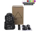 Miniatyrbild 2 av 2: LED Moving Head-ljus, 7x18W, RGBWA+UV-teknik, Professionell Kvalitet, LED Wash 7X18W 6IN1, EU-kontakt