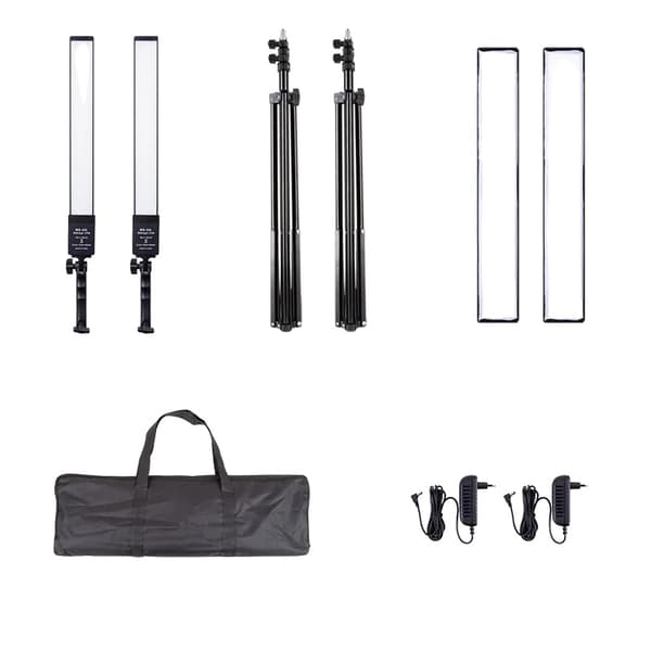 Fotografi Belysningskit, Bi-farvet 3200K-5500K, Justerbar Lysstyrke,Fotostudio sæt