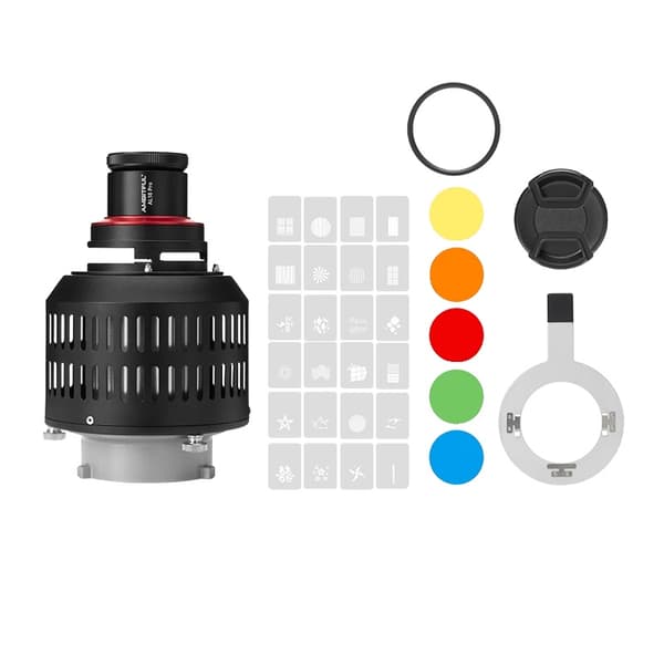 Fokuserede Kegleformede Snoots, Justerbar Fokus, Farve Gel Filtre,AL-18 Pro