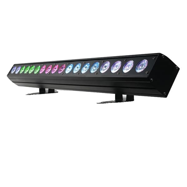 LED-palkkivalo, RGBWA UV-värisekoitus, DMX-ohjaus, pixel Control 6in1, EU Plug