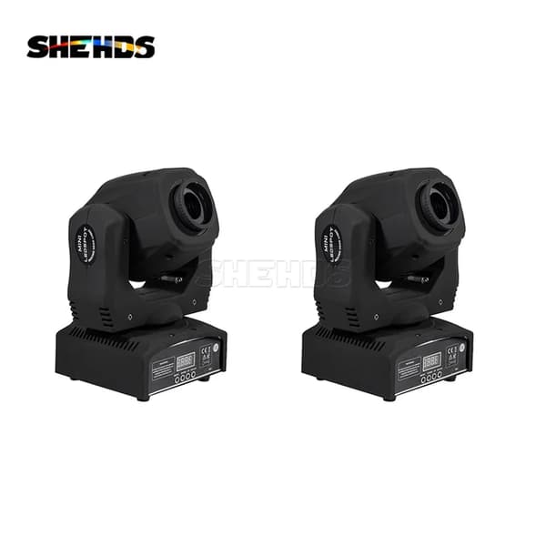 LED Moving Head, 60W Strøm, DMX Projektor, Kun 2PCS 60W, EU-stik