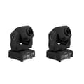 Miniatyrbillede 1 af 2: LED Moving Head, 60W Strøm, DMX Projektor, Kun 2PCS 60W, EU-stik