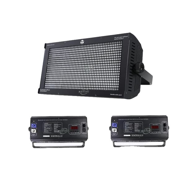 RGB Strobelys, 250W Effekt, DMX-512 Kontrol,2 Lygter