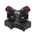 Miniatyrbillede 1 af 2: Mini LED Moving Head Lys, Spot Beam, DMX512 Strobe, 2 stk, EU-stik