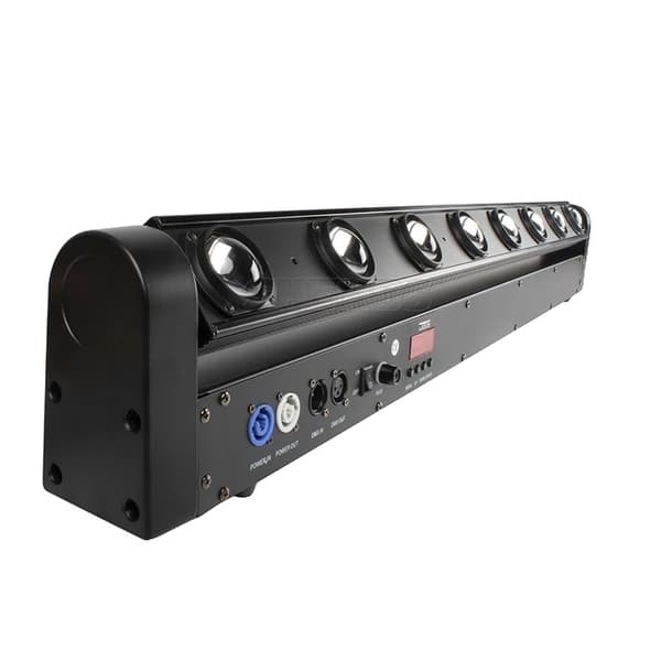 Bevægeligt hovedlys, RGBW farveblanding, integration med DMX-controller, 1 stk, EU-stik