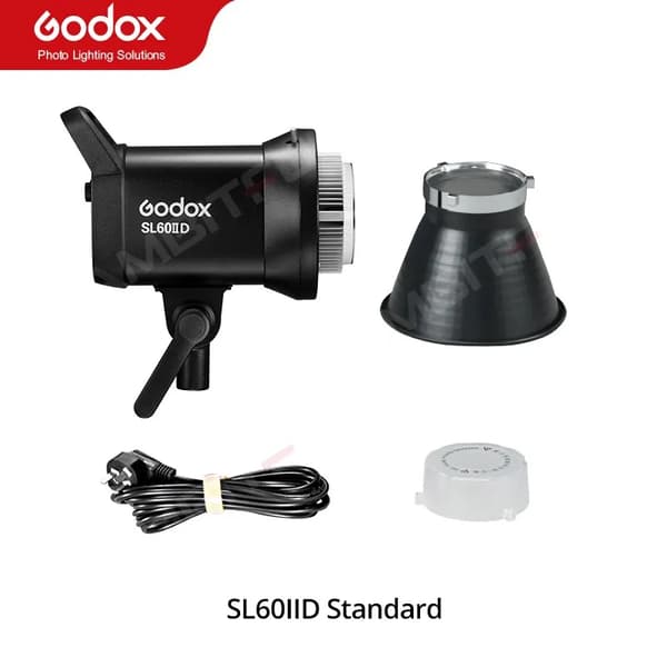 Godox COB LED Videolys, Dagslys 5600K, Strobe Belysning,SL60IID