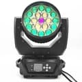 Miniatyrbillede 2 af 2: LED Moving Head Lys, RGBWA UV Stråle, Vask Zoom, 19x15W Beam Wash, EU-stik