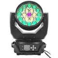 Miniatyrbillede 1 af 2: LED Moving Head Lys, RGBWA UV Stråle, Vask Zoom, 19x15W Beam Wash, EU-stik