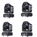Miniatyrbillede 1 af 2: LED Moving Head Lys, 75W Super Lys, 3 Prism Gobo Stråle, 4 stk 75w
