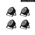Miniatyrbillede 2 af 2: LED Par Lys, RGBWA UV Farveblanding, DMX Kontrol, Kun 4 stk 18x12W, EU-stik