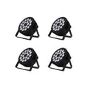 Miniatyrbillede 1 af 2: LED Par Lys, RGBWA UV Farveblanding, DMX Kontrol, Kun 4 stk 18x12W, EU-stik