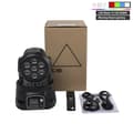 Miniatyrbillede 2 af 2: LED Moving Head Belysning, RGBWA+UV Farveblanding, 12/16 DMX Kanaler, 7x12W RGBW, EU-stik