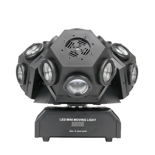 LED Beam Moving Head Lys, RGBW 4i1, RGB Laser Scenebelysning, Beam Laser