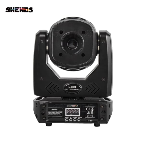 LED Spot Moving Head Lys, 60W Effekt, DMX Kontrol, 80W, EU