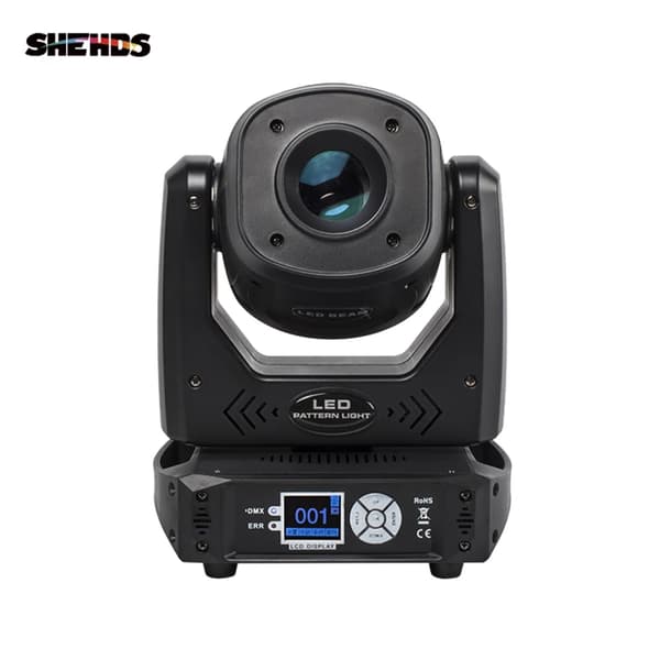 LED Spot Moving Head Lys, 60W Effekt, DMX Kontrol, 100W, EU