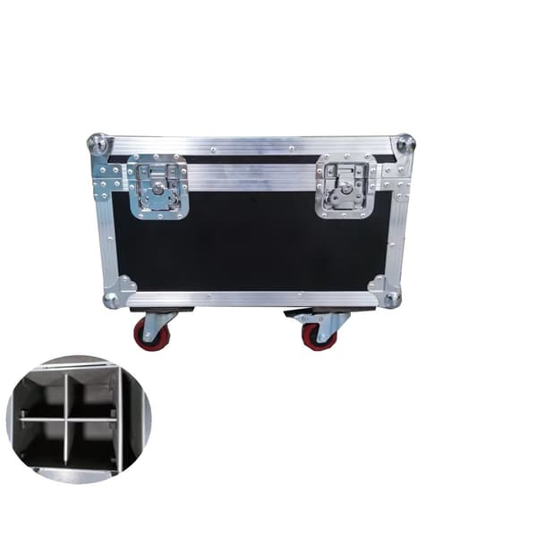 Kold Funkmaskine, 750W Effekt, 5M Funkhøjde,Hvid skal, 1 Flightcase Kun