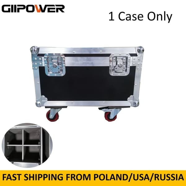 Kold Funkmaskine, 750W Effekt, 5M Funkhøjde,Sort skal, 1 Flightcase Kun