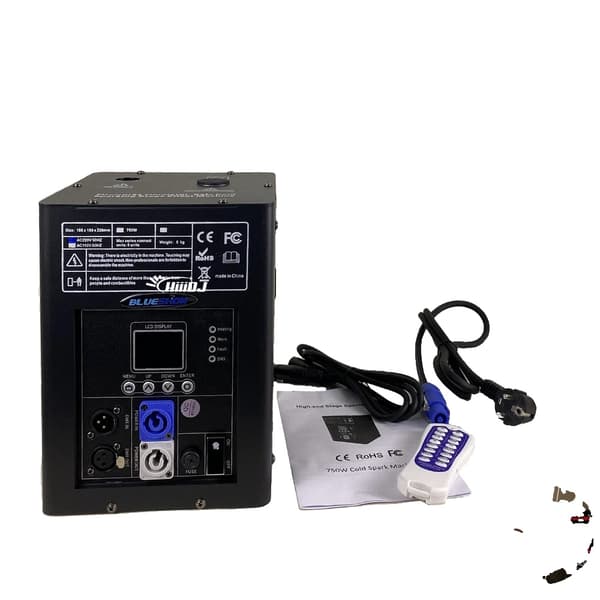 Kold Funkmaskine, 750W Effekt, Fjernbetjening Drift,hvid, 1 Maskine