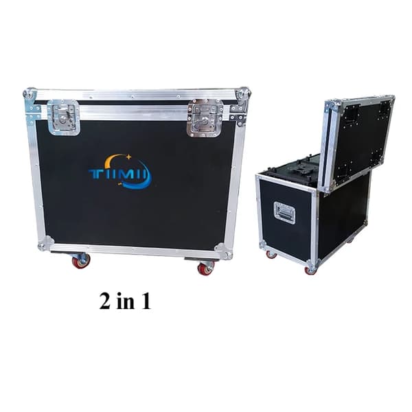 Bevægeligt hovedlys, RGBWAUV 6i1, DMX-vaskelys, 1PC Flightcase kun, 6in1 RGBWUV